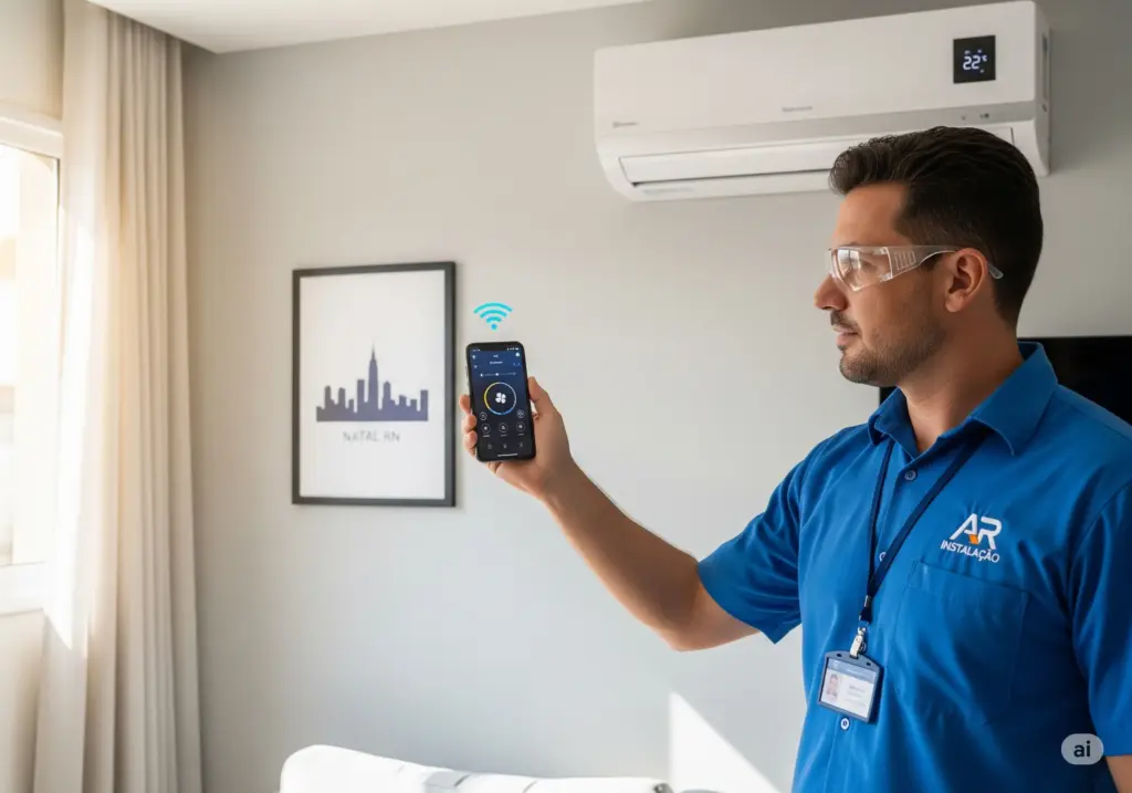 automação e controle Wi-Fi de ar-condicionado em Natal RN