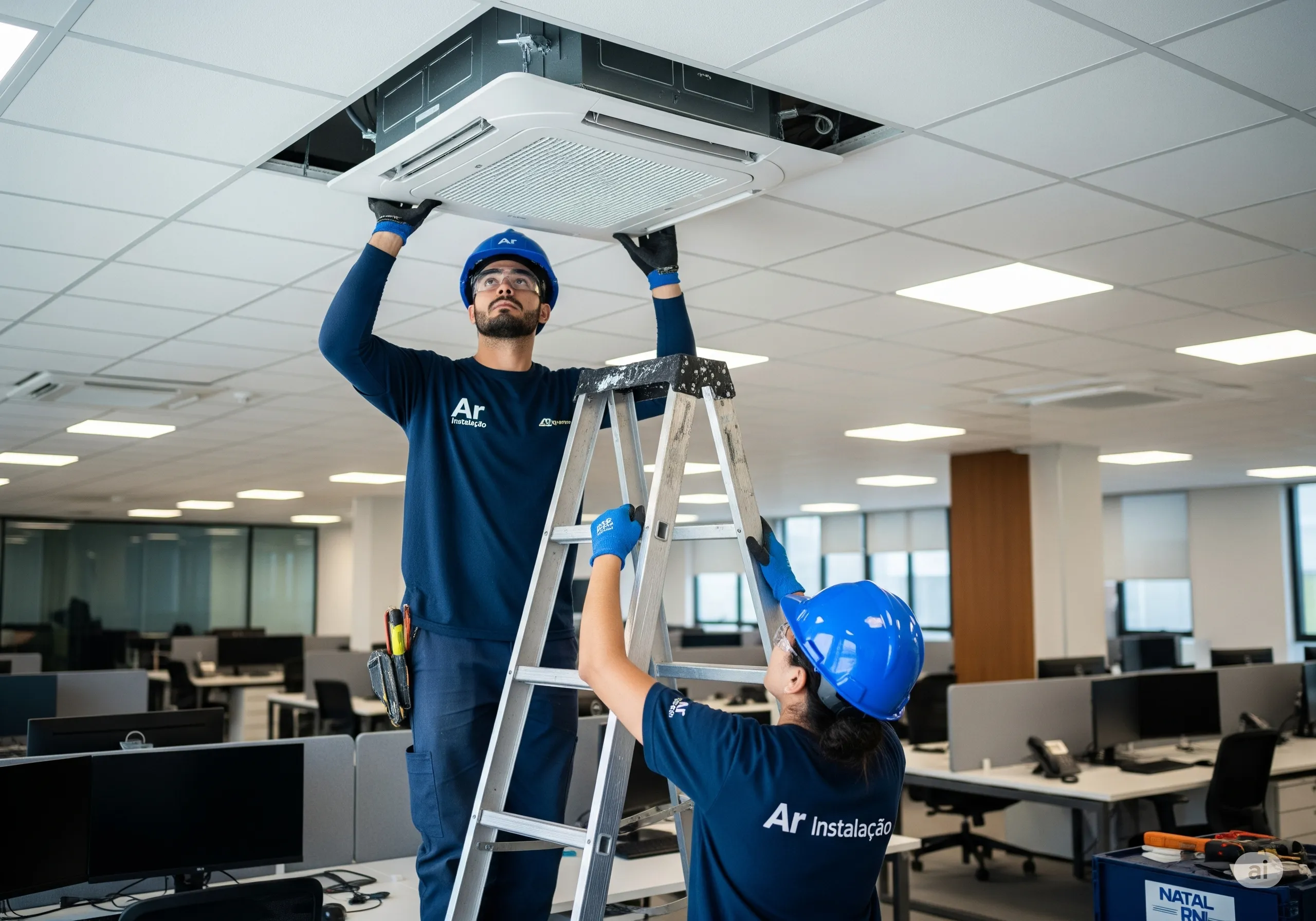 instalação de ar-condicionado cassete em Natal RN