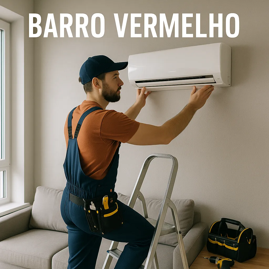 instalação de ar condicionado em Barro Vermelho
