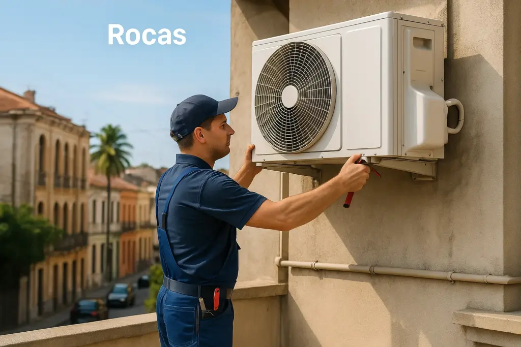 instalação de ar condicionado em Rocas