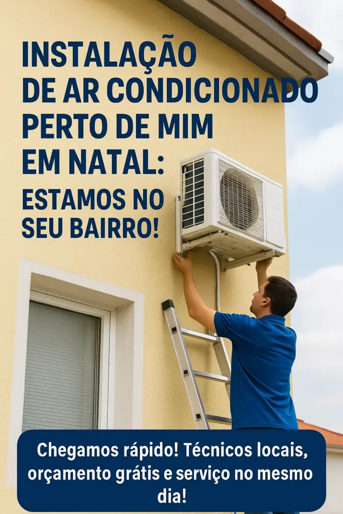 instalação de ar condicionado perto de mim
