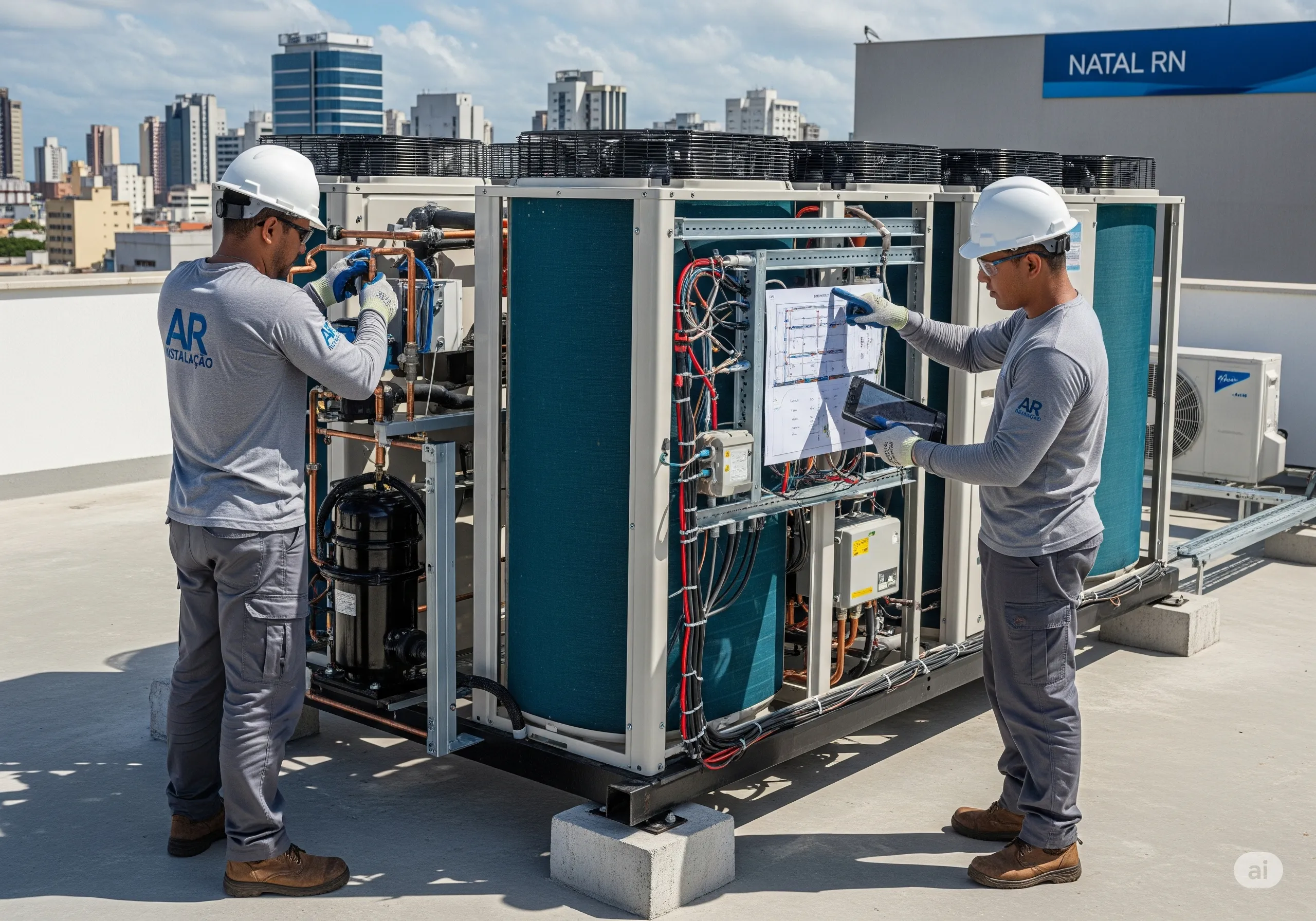 instalação de sistema VRF VRV em Natal RN
