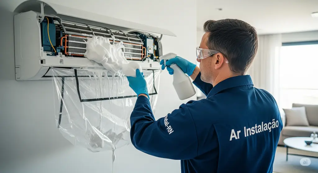 lavagem química de ar-condicionado em Natal RN